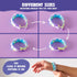 Pack 30 BONNYCO Pop It Bracelets and Keychains Kids Party Favors. Goodie Bags Stuffers for Kids, Fidget Toys Pop Its