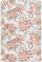 Pigsaly Crib Sheets Watercolor Horse Roses Baby Sheet for Standard Crib Mattress Boys
