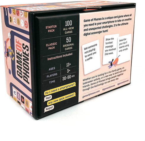 Game of Phones - What Will You Share Next? Card Game