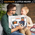 Set 3-5,Kids Set,Multifunctional Toolbox,Boy 3 4 5 Kids Tool Bench with Electric Drill and Chair,Construction Workbench