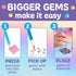 Backpack 6+) Creativity for Kids Bubble Gems Keychains - DIY Diamond Art Kits for Kids, Unicorn Toys for Girls, Gem Art