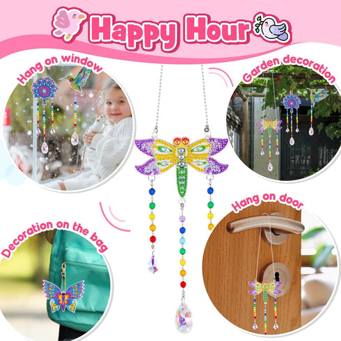 WethCorp Arts and Crafts for Kids Ages 8-12, Diamond Painting Kits for Boys Girls, Creative Art Activity for 6-12 Year