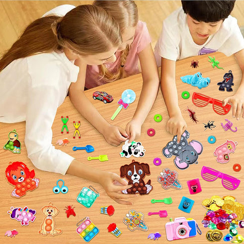 1000 PCS Party Favors for Kids - Fidget Toys Bulk, Goodie Bags Stuffers, Birthday Gifts, Classroom Prize Toys