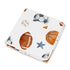 Sweet Jojo Designs Sports Theme Boy Collapsible Toy Storage Box Chest Organizer with Lid Baby Nursery Kids Childrens