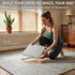 16 3/8-Inch Tebery Pieces Printed Wood Grain Interlocking Floor Tiles Thick EVA Foam Grey Puzzle Floor Mat