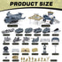 Playset, 11 3 4 5 Military Base Building Army Toys with Vehicles Airplane Helicopter Fighter Jet Army Men Action