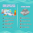 utoyz 15pcs 1 Ferry Fun & Friends & Baby Bath Toys with Ferry Boats, Cars for Bathtub, Trucks, Helicopter, Stacking