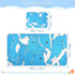 SyXIOP 28" 52" Cute Cartoon Dolphin Cooling Baby Crib Mattress x Ultra Soft Training Pads for Kids, Adult