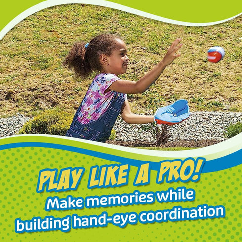 Get Outside Go! Easy Catch Ball & Glove Set by Toysmith for Outdoor Play