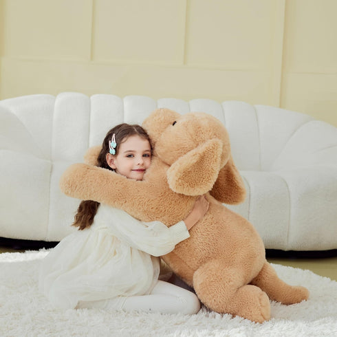 IKASA Giant Dog Labrador Stuffed Animal Plush Toy, 30" Jumbo Soft Fluffy Plushie, Gifts for Kids