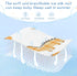 SyXIOP 28" 52" Orange Plaid Cute Dino Cooling Baby Crib Mattress x Breathable Crib Padding for Baby&Toddler