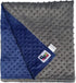 Reverse Baby Blanket in Blue/Grey