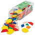 edxeducation Plastic Pattern Blocks - Set of 250 for Early Geometry Skills, Math Manipulative for Ages 4+