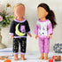 Fourluoo 6 Sets 18 Inch Baby Dolls Clothes Reborn Baby Doll Outfit Accessories Jumpsuits with Hats for Party Game Gifts
