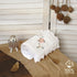100% 40"x30" LAWKUL Baby Blanket Traceable Cotton Knit Receiving Blankets Soft Swaddle for Newbron Boy Girls White