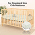 KeaBabies 2-Pack Waterproof Crib Sheets for Boys, Girls and Portable Diaper Changing Pad - Fitted Crib Sheet