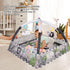 Sunisfa Cozy Baby Gym Play Mat, Activity Mat with Folding Design for Home, Portable Play Mat with Safe Material