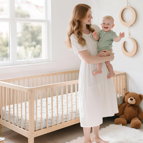 Pack 38"x26"x3'' Pack and Play Mattress - N Play Mattress Pad with Breathable Removable Cover - Dual-Sided Memory Foam