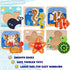 LovesTown 6PCS Wooden Toddler Puzzles - Montessori Sea Animal Jigsaw Puzzles for Kids Educational Gift