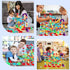 197Pcs Marble Run - Marble Maze Game Construction Building Blocks Toy for Kids, Educational Learning Toy for Boys Girls