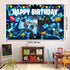 Video Game Birthday Party Decorations - 109Pcs Gamer Supplies for Boys Birthday Party, Happy Birthday Backdrop