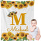 CusCosCes Ships Next Day, Personalized Baby Blanket Custom Baby Blanket for Girls