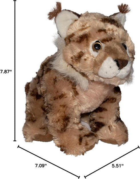 8 inches Wild Republic Lynx Baby Plush, Stuffed Animal, Plush Toy, Gifts for Kids, Cuddlekins