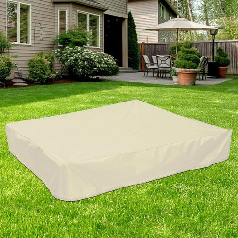Hoypeyfiy (71 71 inch) Sandbox Sandpit Cover, Kids Sandbox Cover for Sand and Toys Protection, Square Sandbox