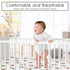 Sweet Jojo Designs Baby Fitted Mini Crib Sheet (Boho Teddy Bear) for Boys or Girls, Newborn/Infant Nursery, Play Yards