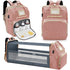 6 in 1 Diaper Bag Backpack with Pad Shower Gifts Travel Bags