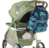 Backpack Daypack WG2204-9110NY Wrangler Aztec Organized Travel Baby Bag with Stroller Strap and Side Bottle Pockets