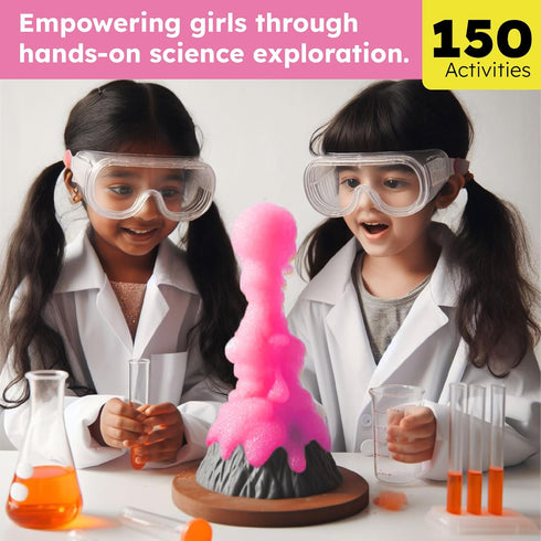 ButterflyEduFields 150+ Girls Science Kit for Kids Age 8-12, Fun STEM Learning and Educational Toys