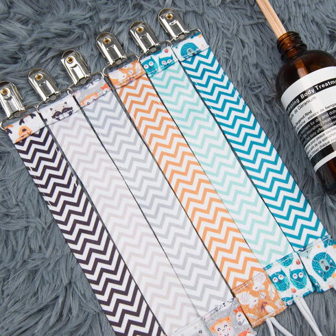 Babygoal Pacifier Clips - 6 Pack Holder for Boys & Girls, Fits Most Pacifier Styles & Teething Toys