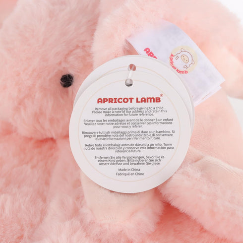 Apricot Lamb Stuffed Animals, Blush Bunny Rabbit Security Blanket, Luxury Snuggler Plush Baby Lovey for Infant Nursery