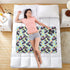 siphylline 80s 52" 34" Blue Gorilla Stars Extra Large Resuable Toddler Mattress Pads Waterproof Washable Diaper