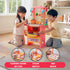 Set Playset Prextex Plastic Pretend Girls Play Kitchen - Multi-Color Kitchen with Dishwasher and Oven - Stove