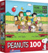 RoseArt - Peanuts - Baseball - 100 Piece Jigsaw Puzzle for Kids and Adults