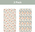 ZoUbqchY 28"x52" Summer 2 Pack Retro Boho Surfing Baby Crib Sheets for Boy Girl Surfboards Coconut Palm Trees Sun Soft