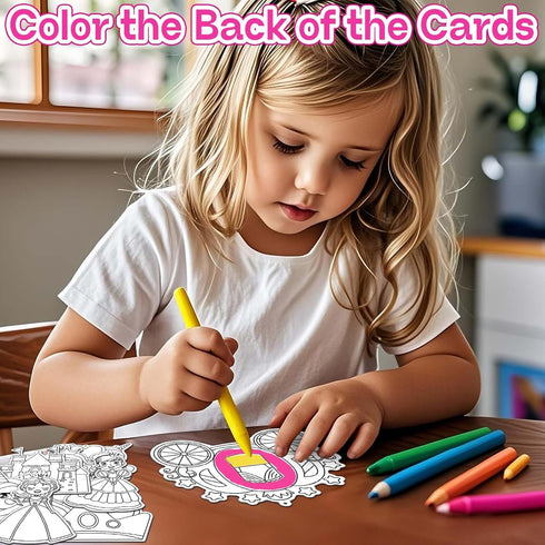 10 Sets 720+ 3-8 iGetooy DIY Mosaic Stickers for Kids, Princess & Unicorn Art Craft Kit with Stickers, Travel Toys