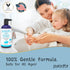 PURA D'OR Kids Wash, 16 Oz, All-in-One Gentle Cleanser, USDA Biobased, Tear-Less