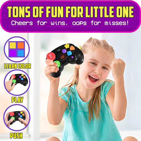 Skywin Light Up Memory Controller Game - Engaging Electronic Memory Game for Kids Ages 4-8, Enhances Memory Skills