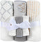Hooded Baby Bath Towel and Washcloth 6 Piece Set for Newborns Infants