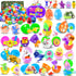 Ulosharky 80 Pack Prefilled Easter Eggs with Toys Inside, Plastic Eggs Fillers for