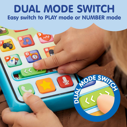 JOYIN Baby Toys 6-12 Months, Cell Phone with 4 Game Modes & 50+ Music Phrases, Educational Toys for Toddlers