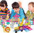 110PCS Sets 3D 3 4 5 6 7 8 9 Jasonwell Magnetic Tiles Kids Magnetic Blocks Building Magnet Toys Preschool Educational