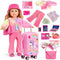 WONDOLL American 18 inch Doll Clothes and Accessories Girl-Travel Suitcase Luggage, Clothes