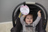 (Three Little Tots) Baby Safety No Touching Car Seat and Stroller TWO PACK – Car Seat Sign, Stroller Sign, Newborn Tag