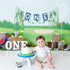 UOAOU 1st 1st Golf One Birthday High Chair Banner - Golf Birthday Decorations,Boy High Chair,Hole In One First