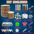 5-12-Craft 5, 6, 7, 8, 9, 10, 11 12 klmars Kids Wooden Painting Kit-Glow in The Dark-Arts & Crafts Gifts for Boys Girls