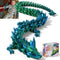 TXB3DOK 31.5 Large 3D Printed Dragon Bigger Fidget Animals Toys, Giant Flexible Articulated